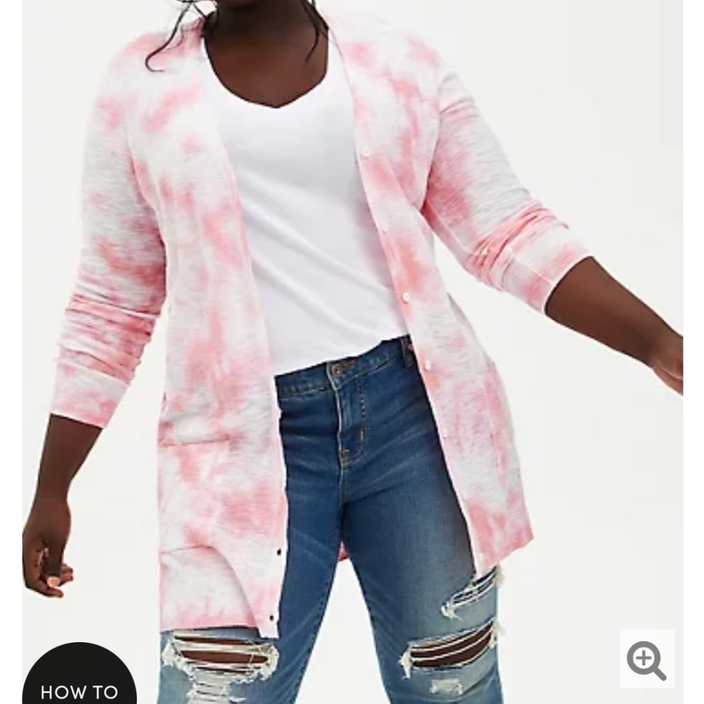 🆕TIE-DYE BOYFRIEND CARDIGAN